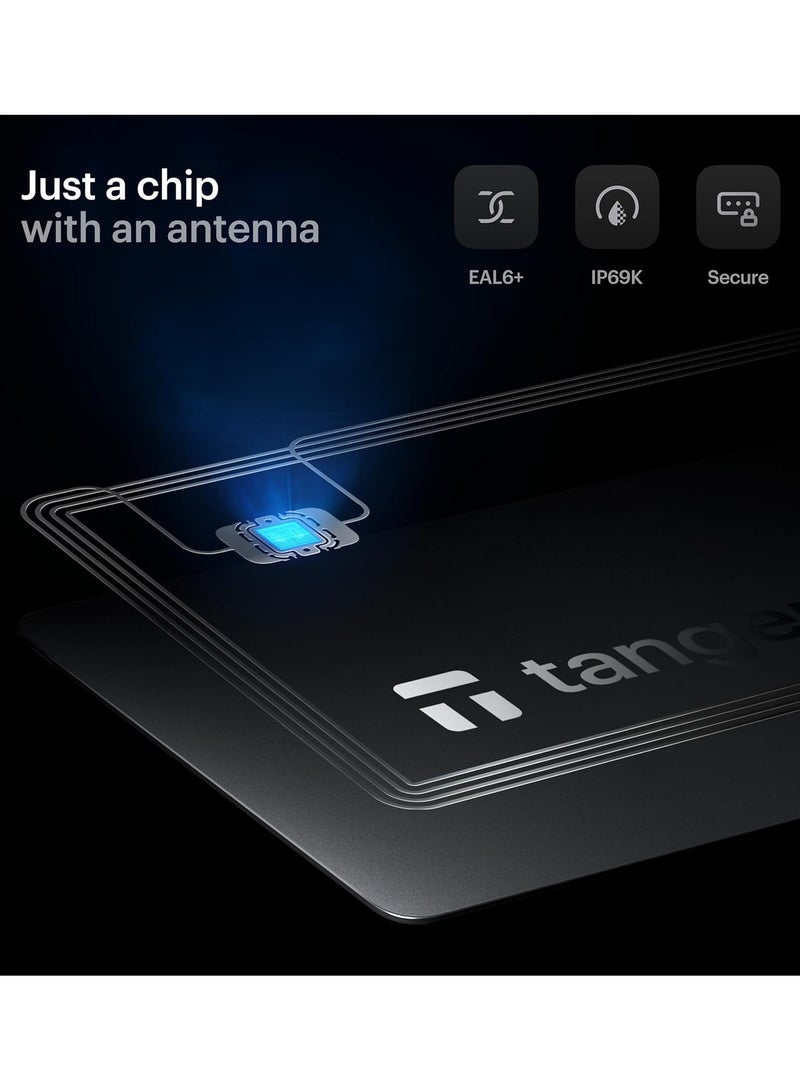 tangem محفظة العملات الرقمية الصلبة 2.0 [عبوة من 3] - أسود - Image 3